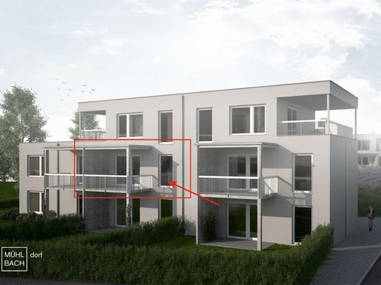 Objektfoto: Erstbezug! 2-Zimmer-Wohnung mit großem Balkon und Carport am Feldbacher Stadtrand