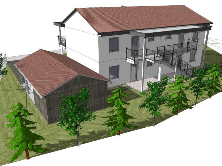 Objektbild: Neubau: Eigentumswohnungen in Paldau - EG barrierefrei mit Terrasse und Garten, OG mit großem Balkon
