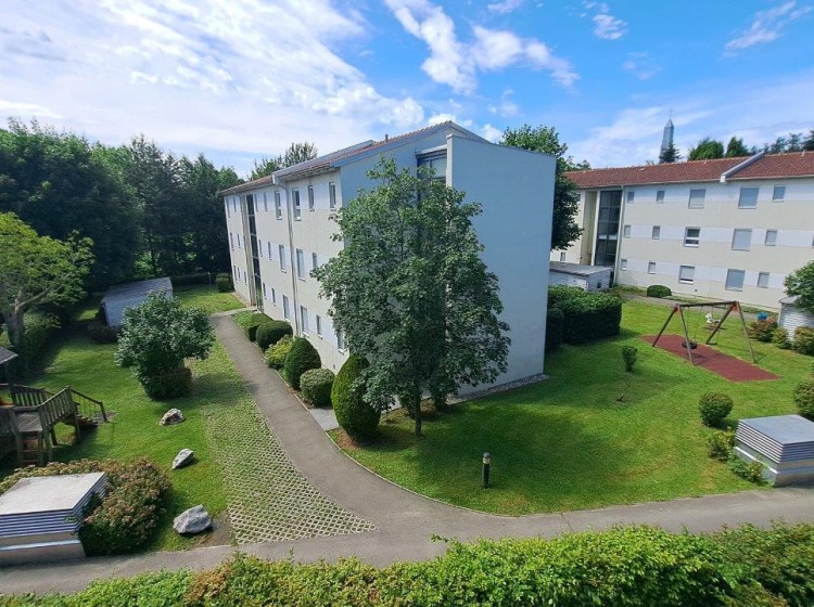 Objektbild: Gepflegte 3-Zimmer-Wohnung mit großem Balkon und Tiefgarage in schöner Siedlungsanlage in Feldbach
