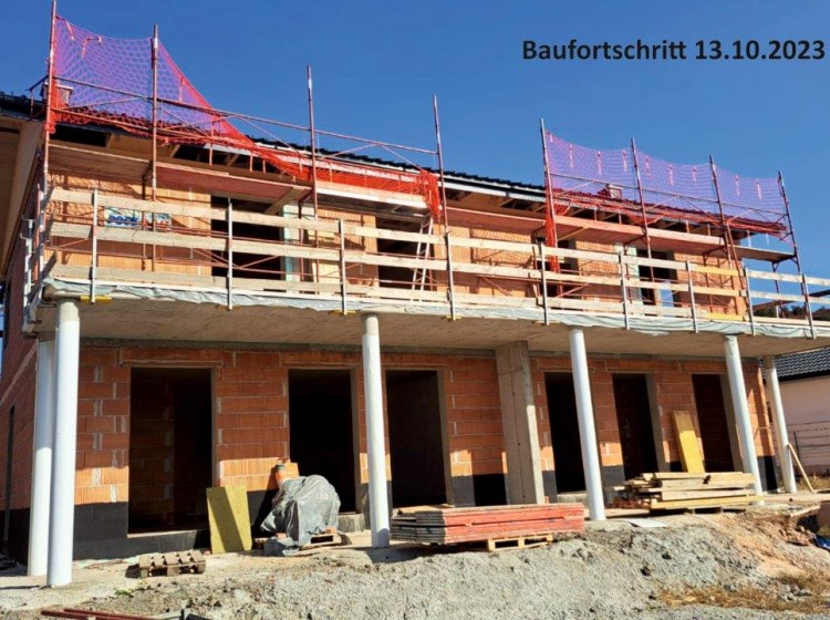 Objektbild: !!! Fotos Baufortschritt !!! Neubau Doppelhaushälfte in Paldau bei Feldbach - mit Terrasse und Eigengarten, Carport etc.