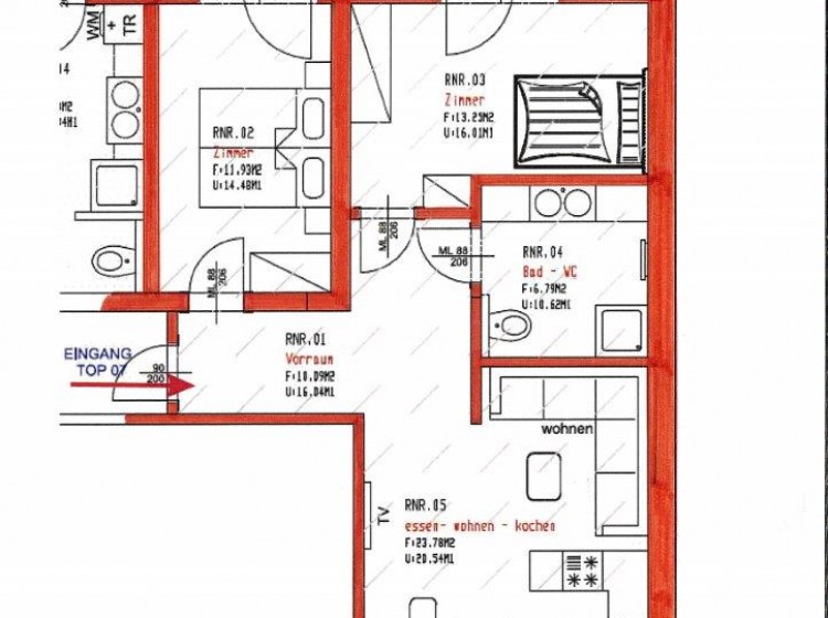 Objektbild: Erstbezug nach Kernsanierung - 3-Zimmer-Wohnung im Ortszentrum von Gnas